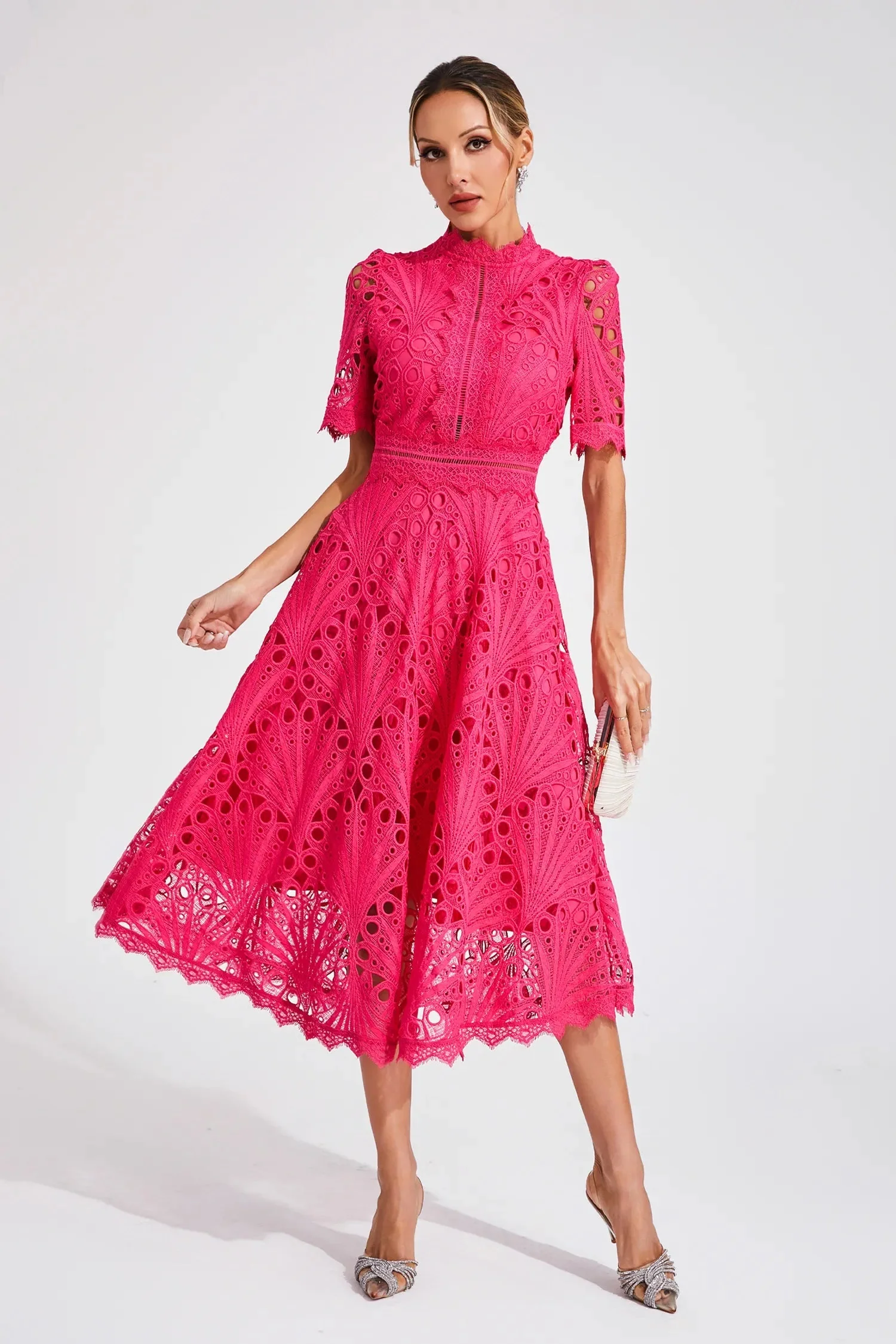 Elena | Abito midi da donna intramontabile ed elegante