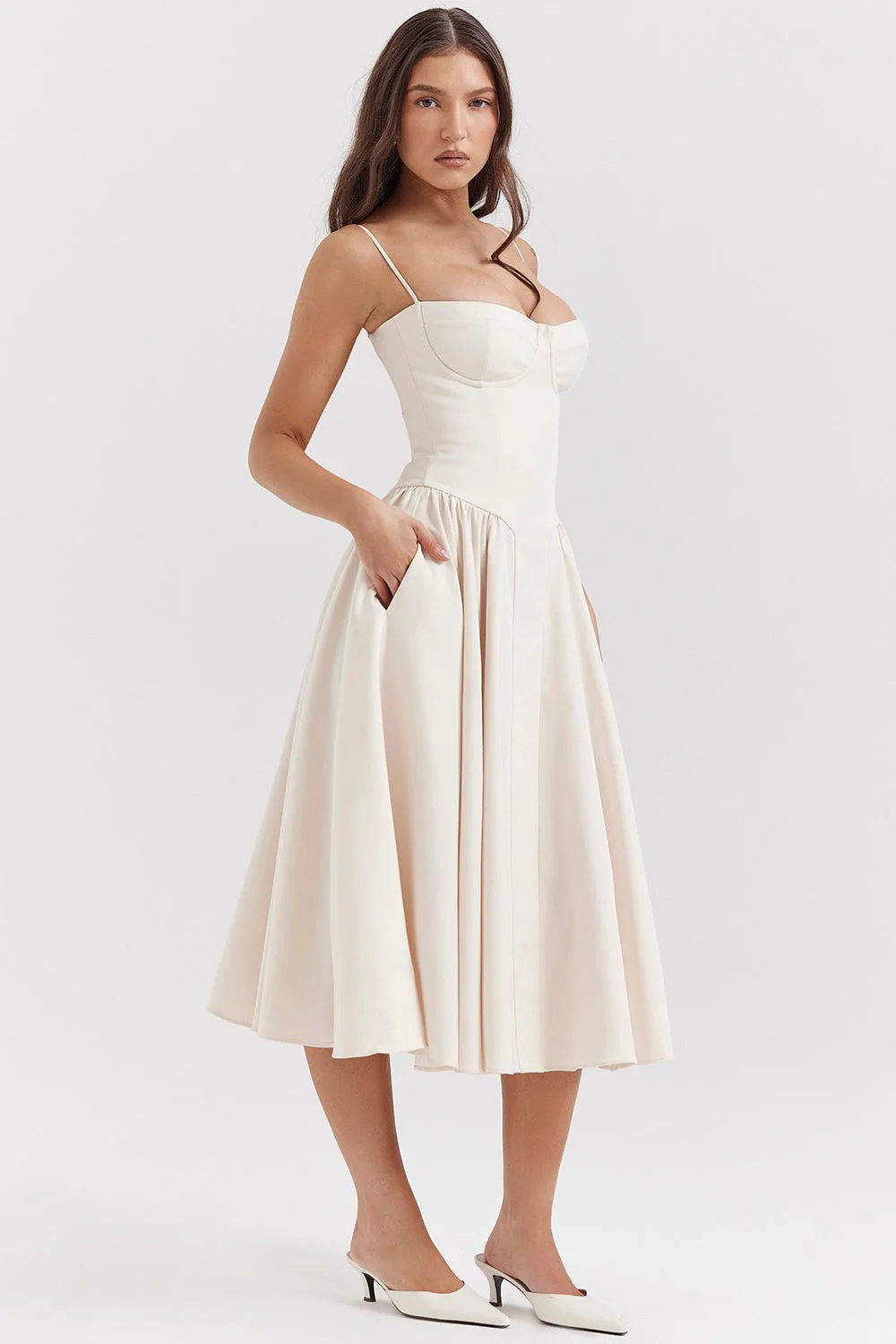 Elena | Abito midi elegante e versatile - Image 2