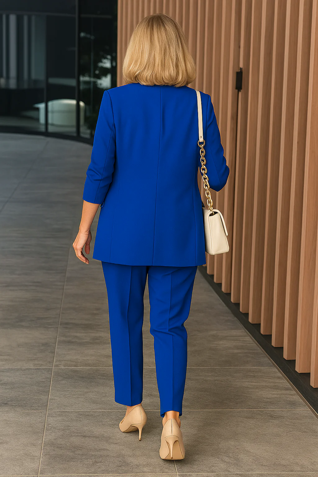 Elena | Elegante tailleur pantalone coordinato da donna - Image 7