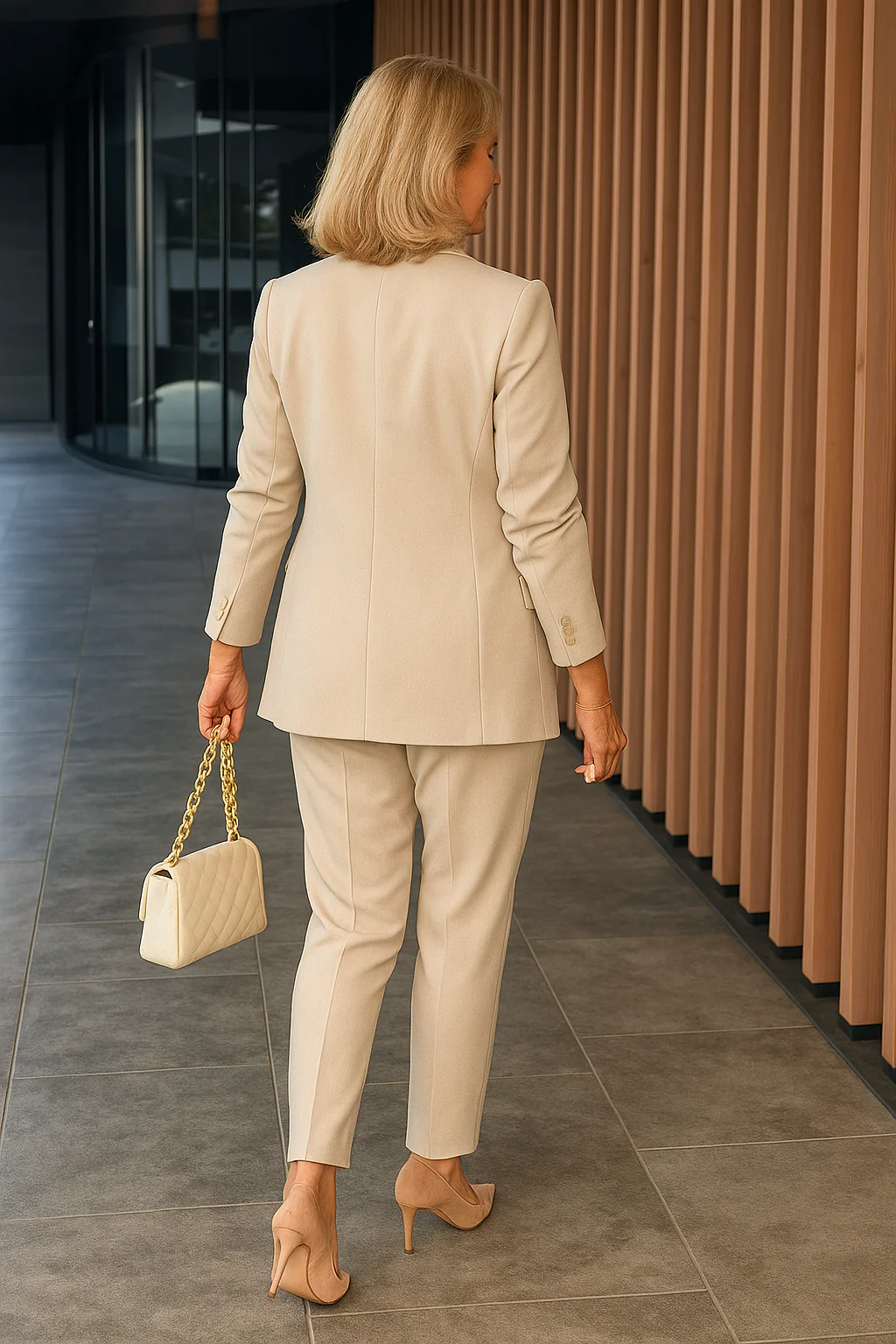 Elena | Elegante tailleur pantalone coordinato da donna - Image 9