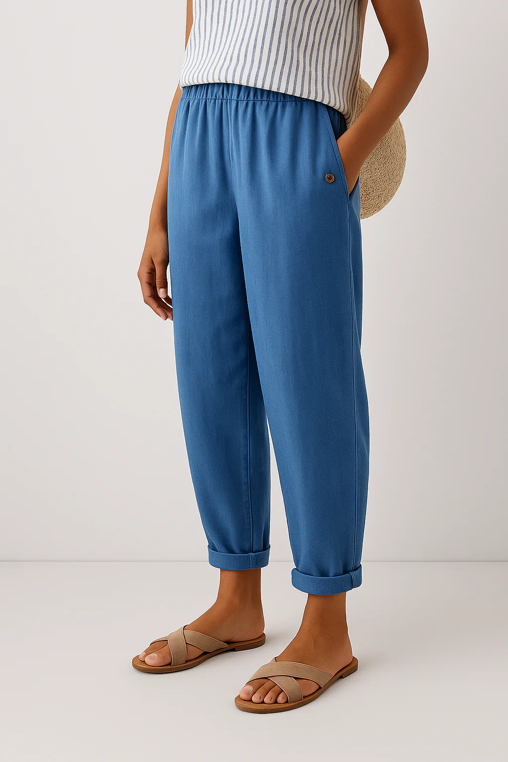 Elena | Pantaloni sartoriali traspiranti e comodi - Image 3
