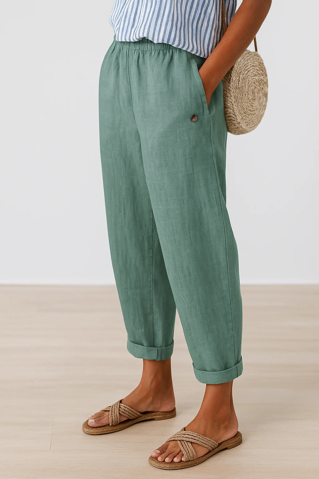 Elena | Pantaloni sartoriali traspiranti e comodi - Image 4
