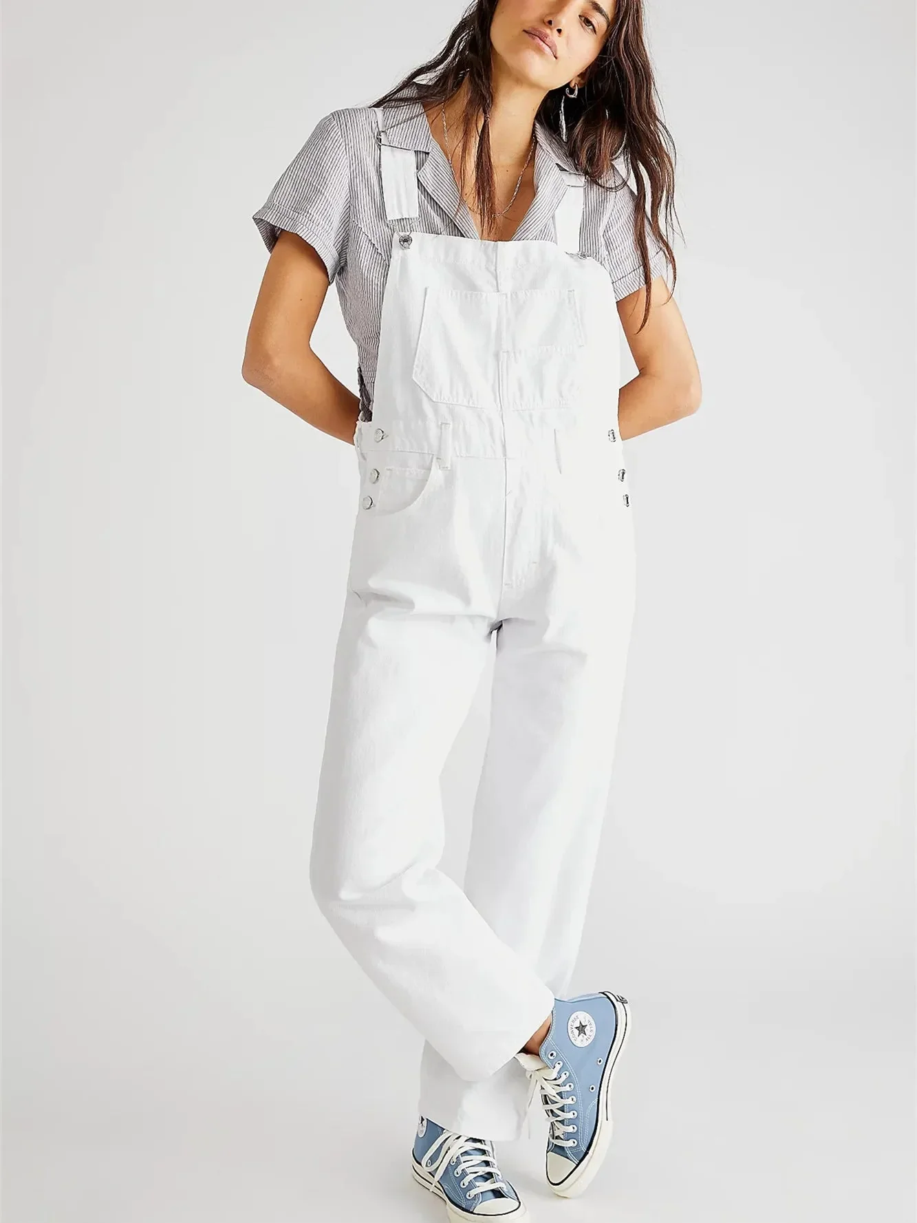 Elena | Salopette in Denim con Taglio Contemporaneo - Image 6