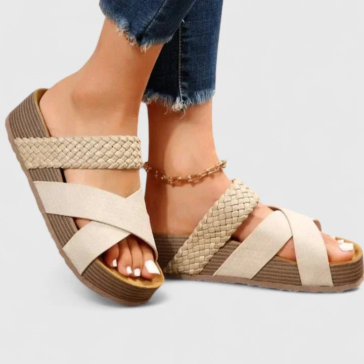 Elena | Sandali con plateau ortopedici eleganti e confortevoli - Image 4