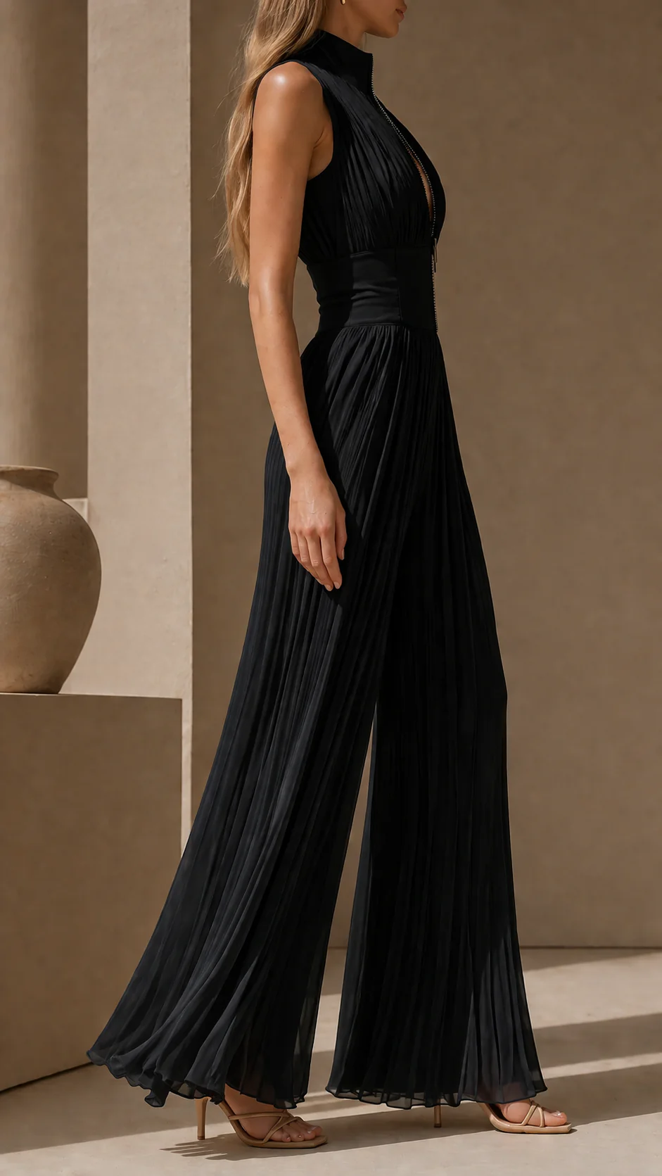 Eleonora | Tuta plissettata elegante e moderna - Image 8