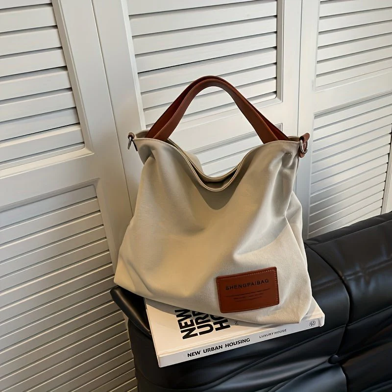 Elizabeth | Borsa tote hobo in tela con dettagli raffinati - Image 5