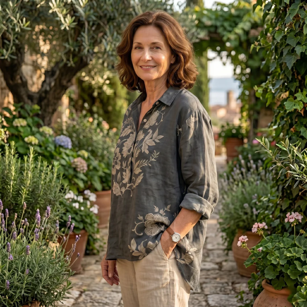 Elizabeth | leggera e traspirante Camicia da donna in lino - Image 3