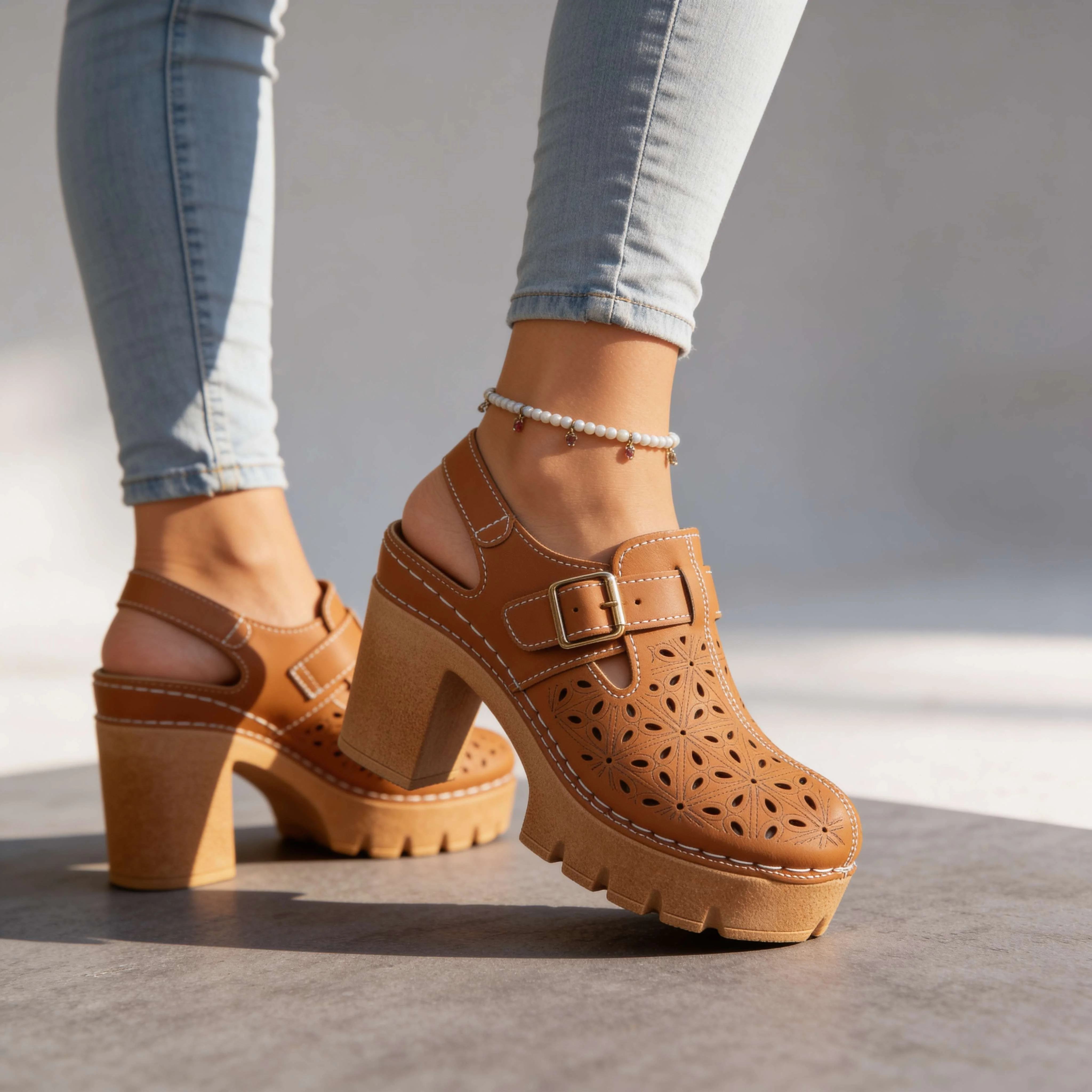 Elizabeth | Zoccoli con plateau da donna eleganti e comodi