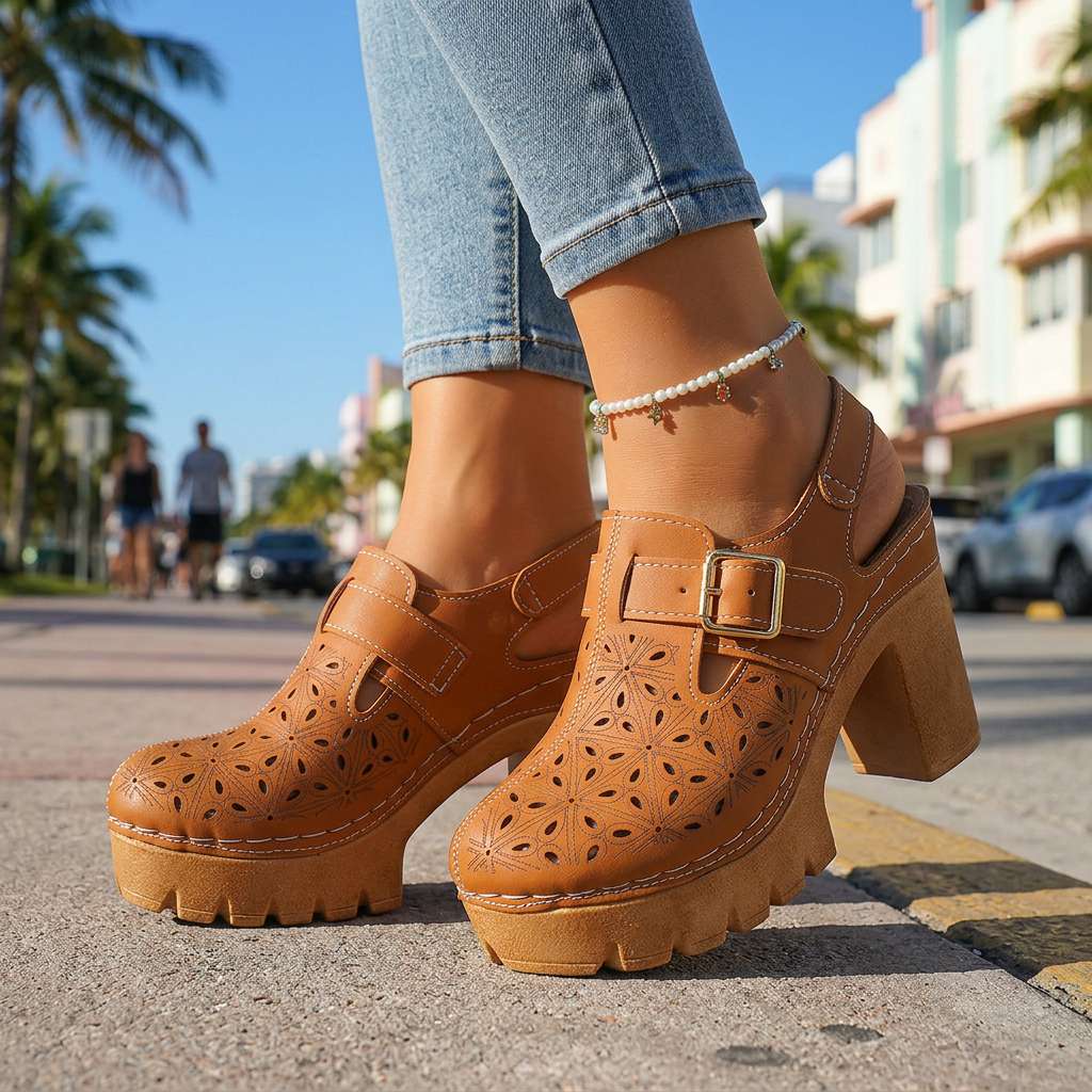 Elizabeth | Zoccoli con plateau da donna eleganti e comodi - Image 2
