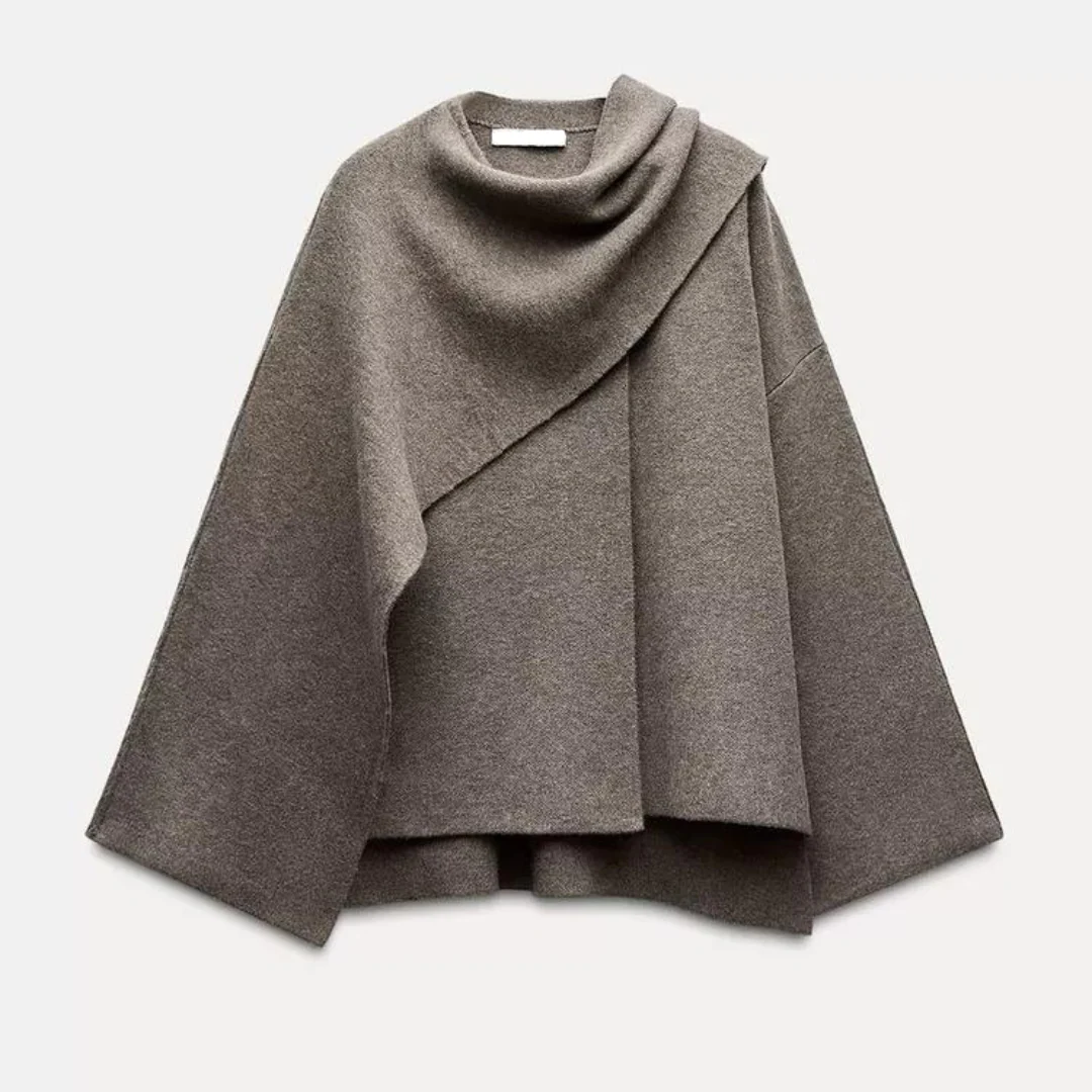 Enrica | Cappotto a mantella elegante e comodo - Image 8