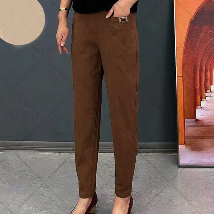 Ester | Pantaloni eleganti e comodi in cotone - Image 3