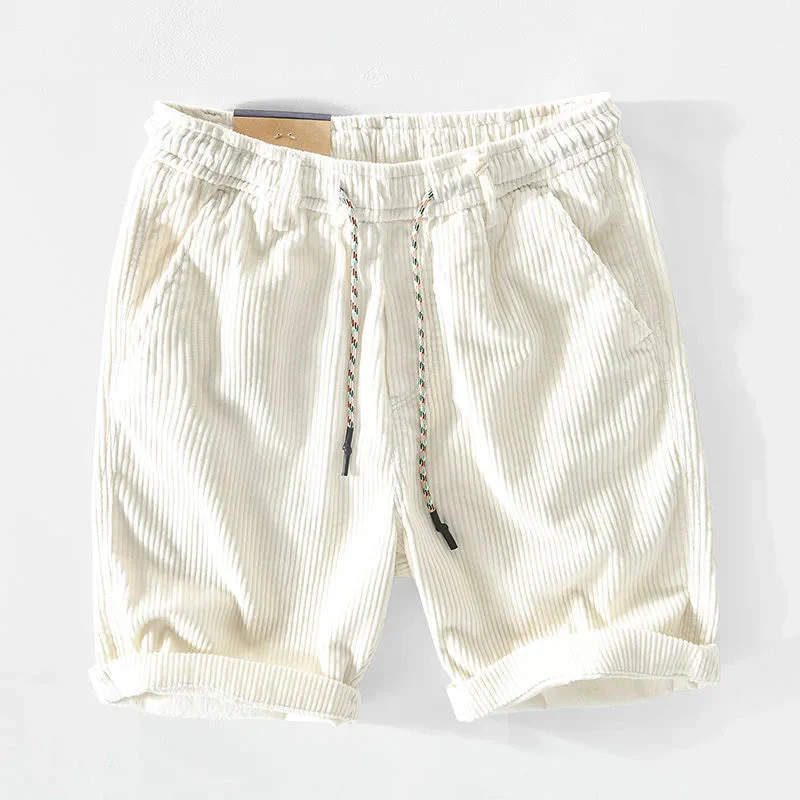 Ethan | Pantaloncini estivi in velluto a coste comodi e casual