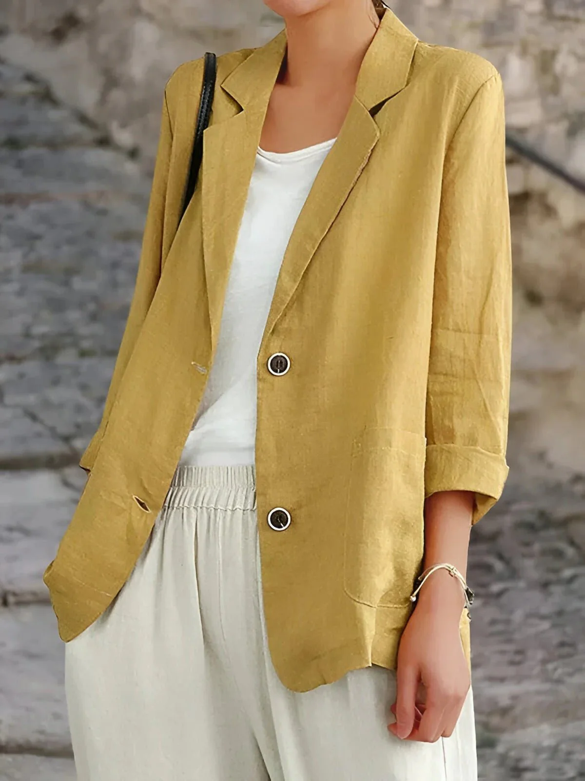 Francesca | Blazer doppiopetto strutturato ed elegante - Image 2