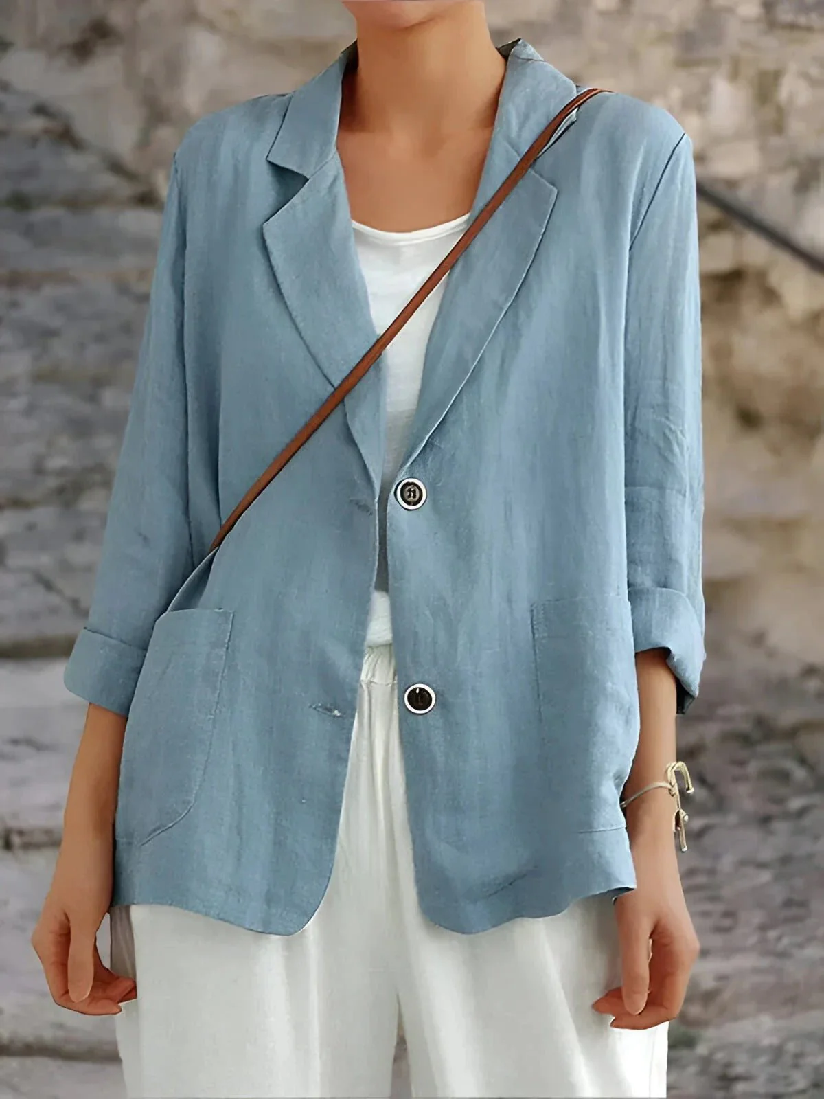 Francesca | Blazer doppiopetto strutturato ed elegante - Image 3
