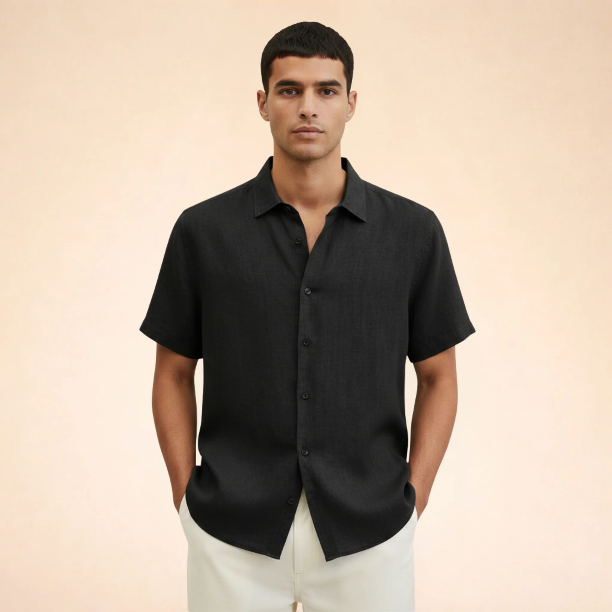 Francesco | Camicia estiva moderna in lino - Image 10