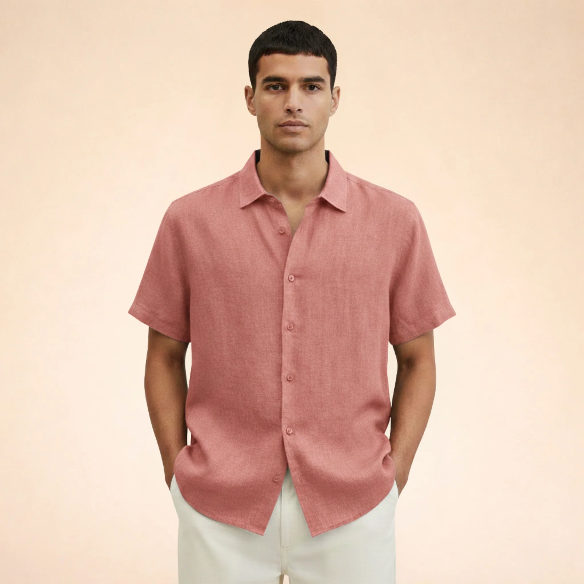 Francesco | Camicia estiva moderna in lino - Image 11