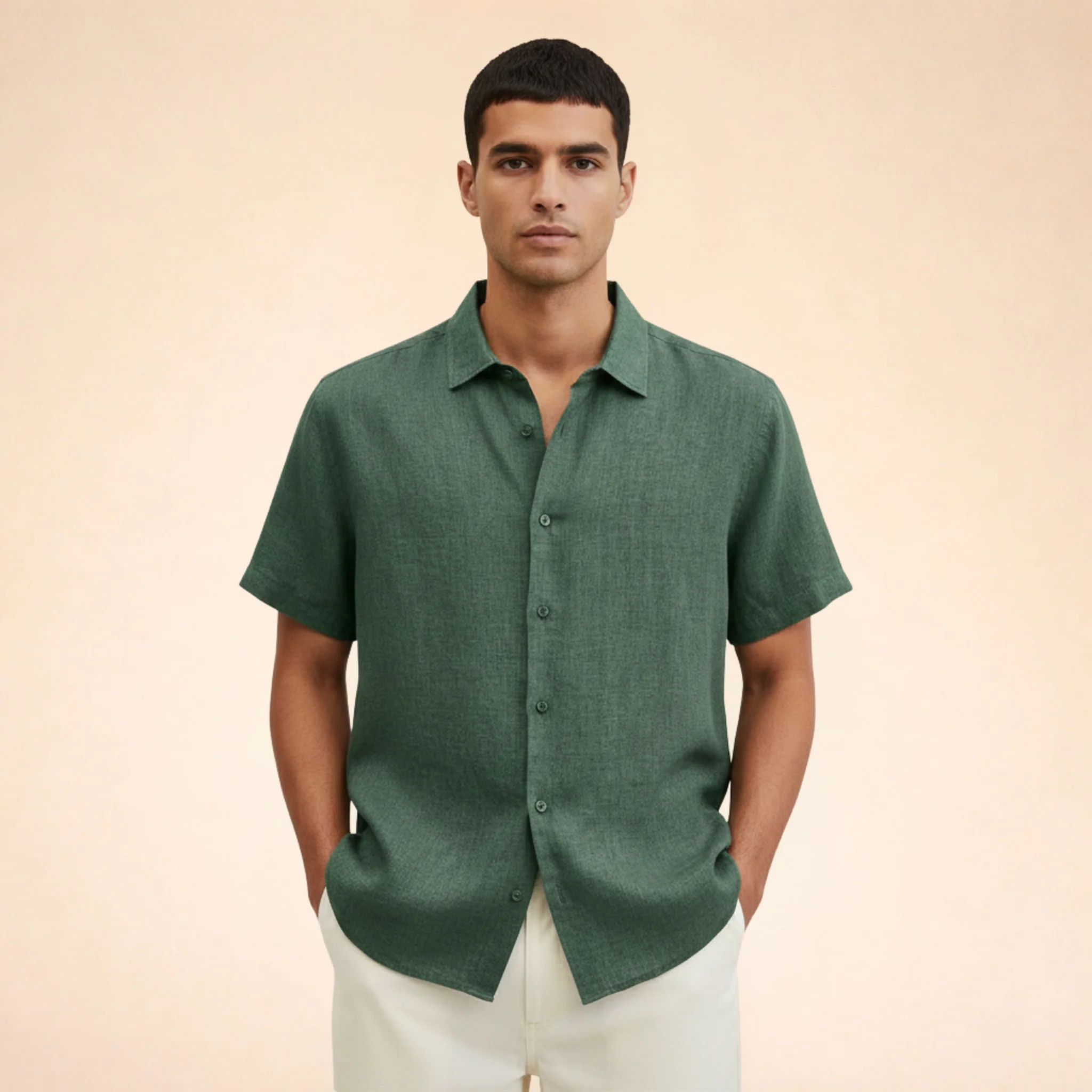 Francesco | Camicia estiva moderna in lino - Image 13