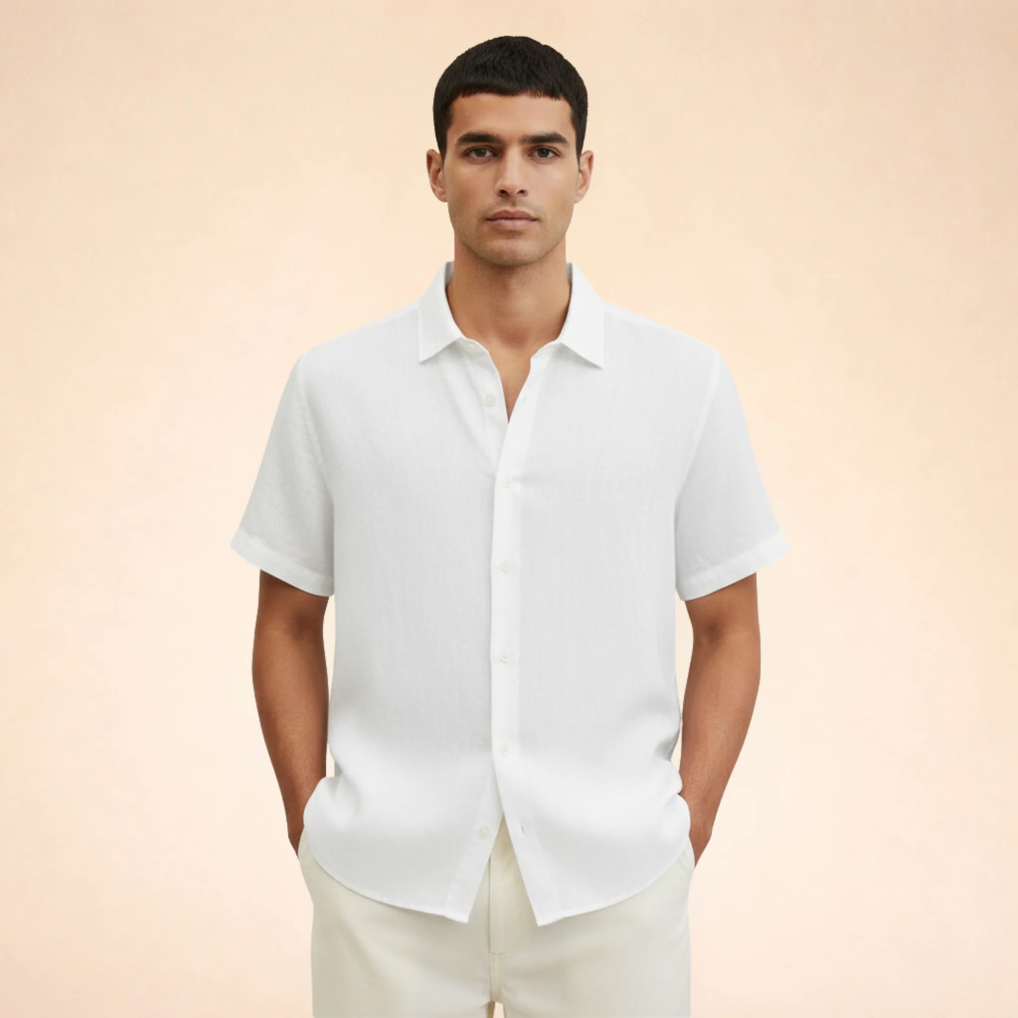 Francesco | Camicia estiva moderna in lino - Image 9