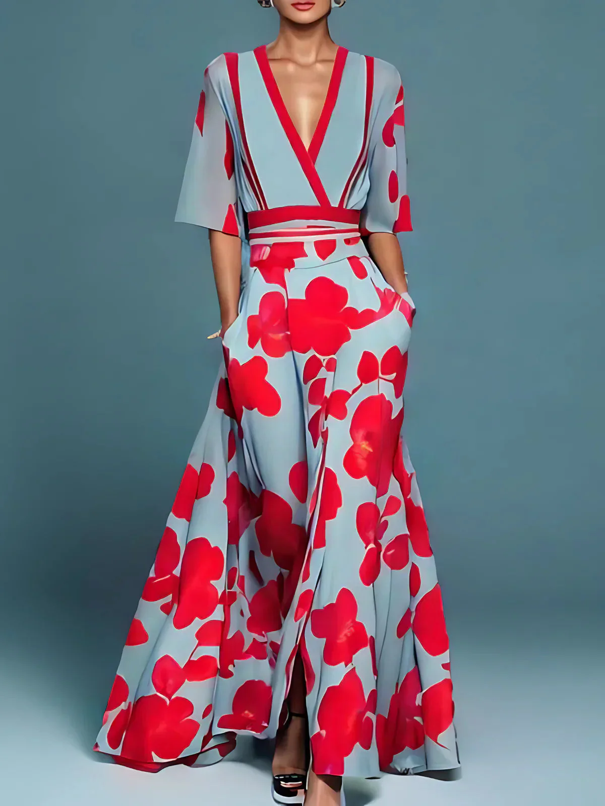 Gaia | Elegante Abito Cerimonia Donna per Occasioni Speciali - Image 2
