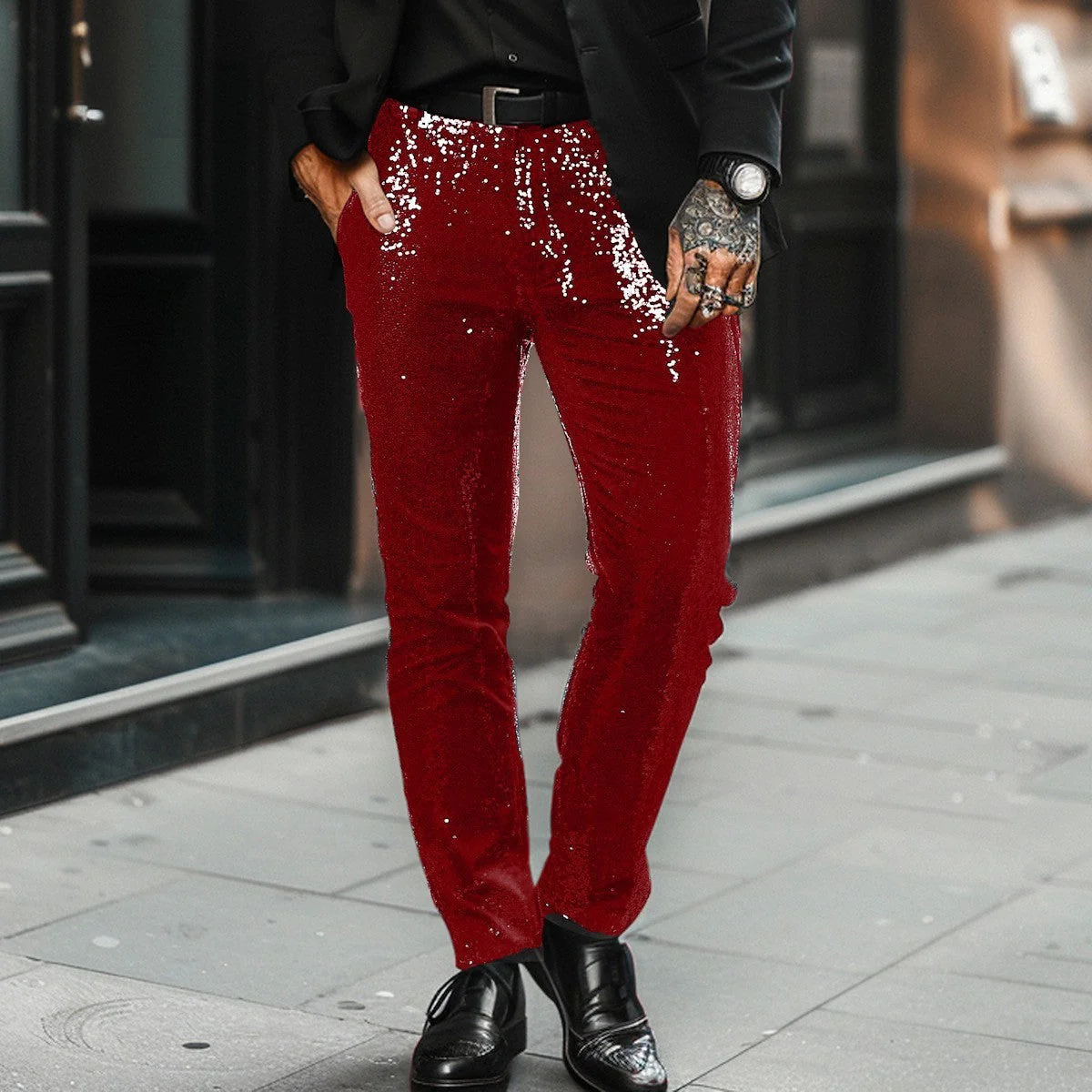 Galdino | Pantaloni Sequin comodi e moderni - Image 7