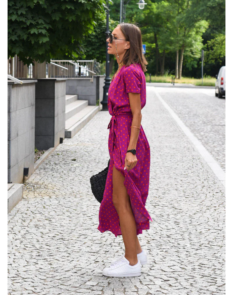Giulia | Abito a Portafoglio Estivo Elegante - Image 9