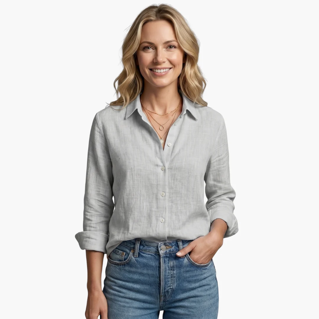 Giulia | comoda ed elegante Camicia in cotone di alta qualità - Image 3