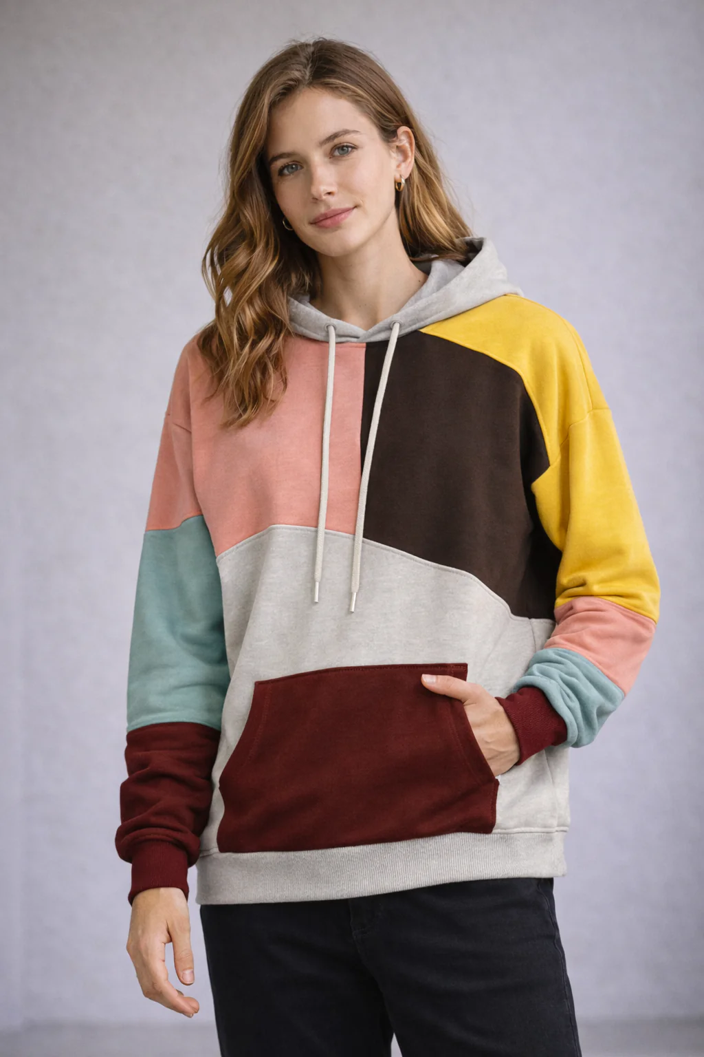 Giulia | Felpa con cappuccio unisex oversize ed elegante - Image 9