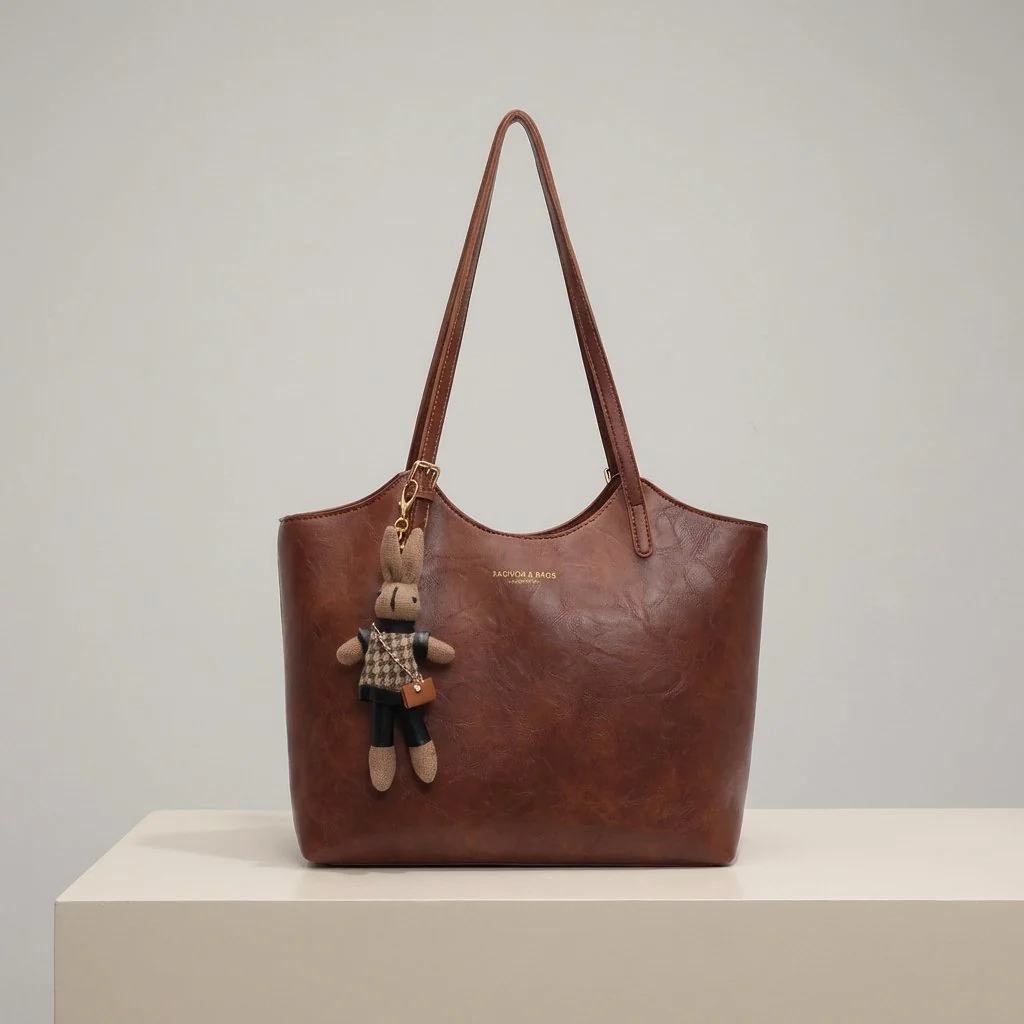 Grace | Borsa tote elegante con charm decorativo
