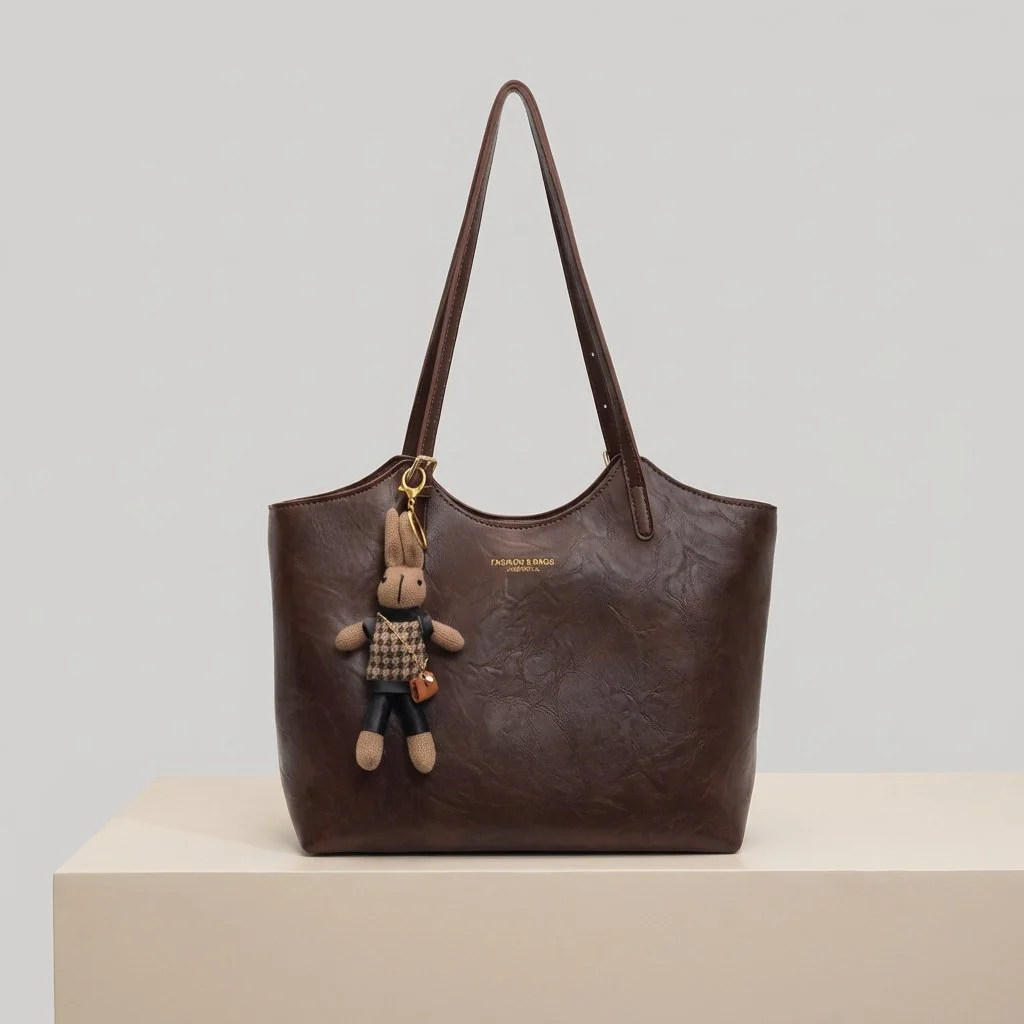 Grace | Borsa tote elegante con charm decorativo - Image 2