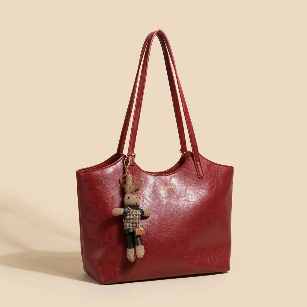 Grace | Borsa tote elegante con charm decorativo - Image 4