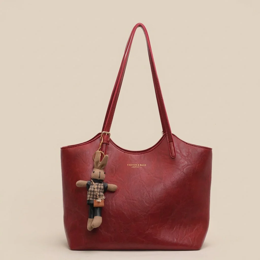 Grace | Borsa tote elegante con charm decorativo - Image 5