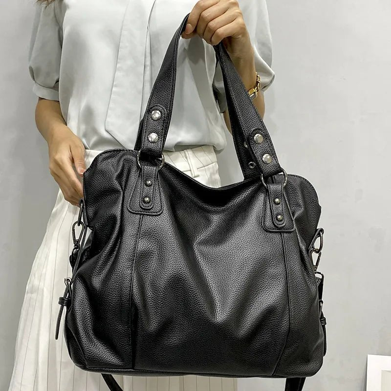 Greta | Borsa tote strutturata con dettagli metallici - Image 2