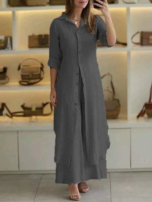 Isabella | Abito Maxi Chemisier Elegante e Leggero - Image 4
