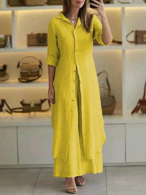 Isabella | Abito Maxi Chemisier Elegante e Leggero - Image 5