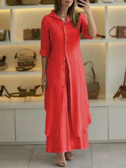 Isabella | Abito Maxi Chemisier Elegante e Leggero - Image 6
