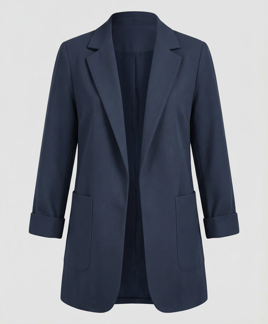 Isabella | Blazer lungo moderno ed elegante senza bottoni - Image 10