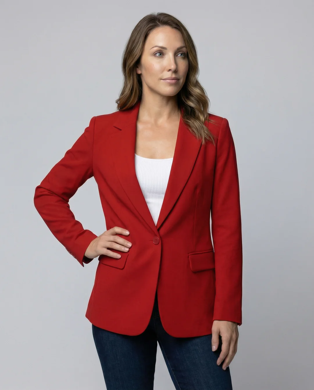 Isabella | Blazer lungo moderno ed elegante senza bottoni - Image 5