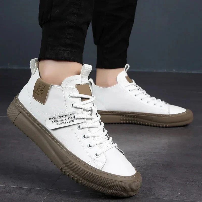 Jonas | Eleganti sneakers alte in vera pelle bovina
