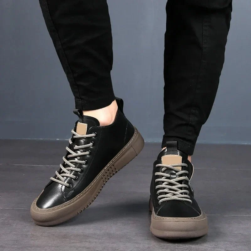 Jonas | Eleganti sneakers alte in vera pelle bovina - Image 2