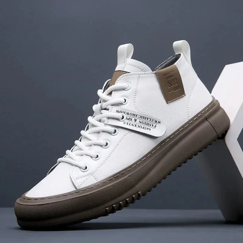Jonas | Eleganti sneakers alte in vera pelle bovina - Image 4