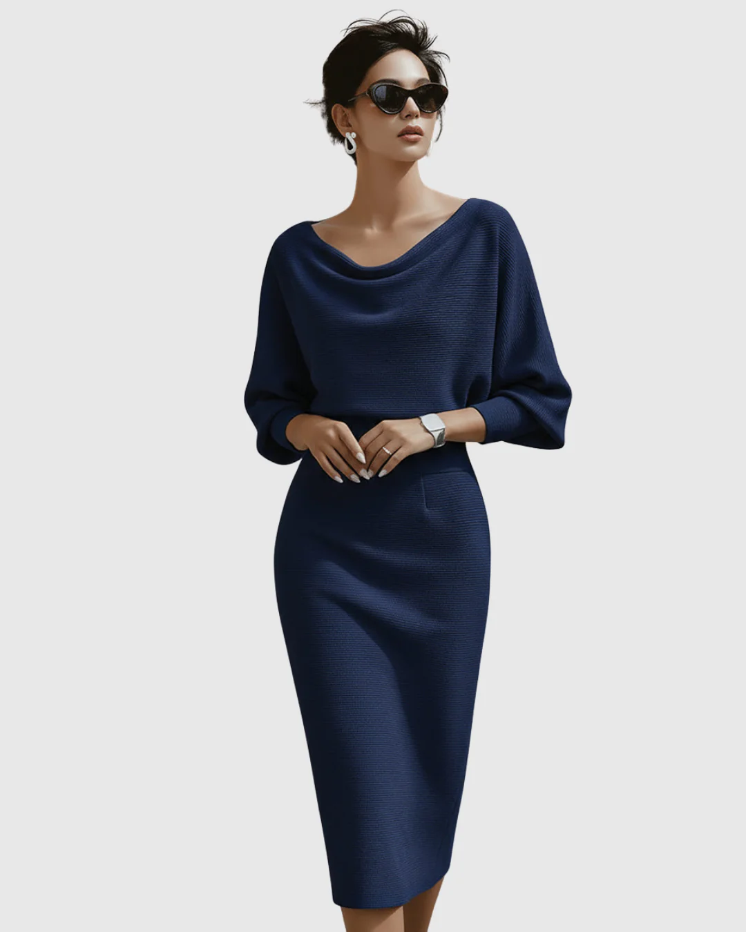 Julia | Abito midi da donna leggero e comodo - Image 2