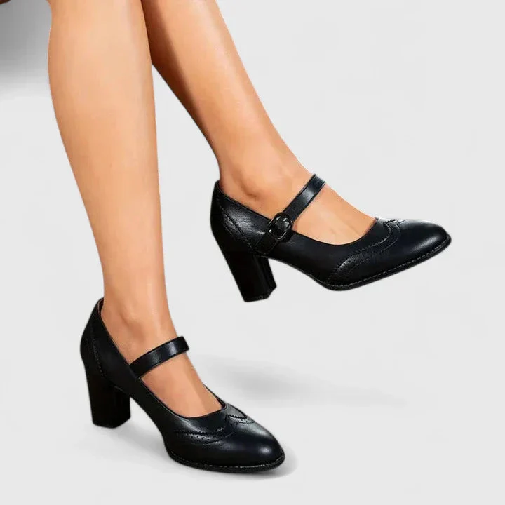 Julia | Scarpe Mary Jane con tacco largo, eleganti e comode