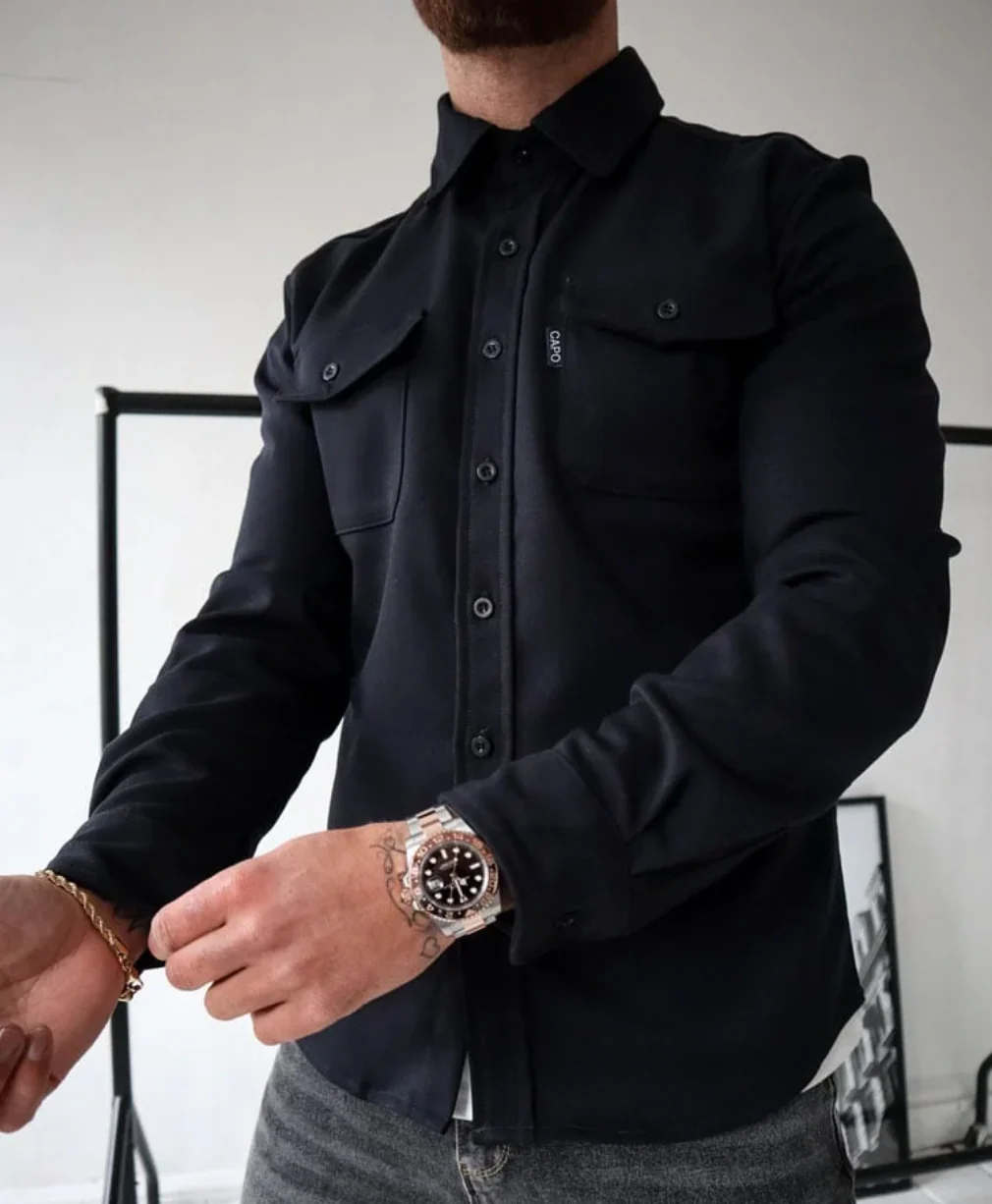Kevin | Giacca camicia da uomo traspirante e comoda - Image 6