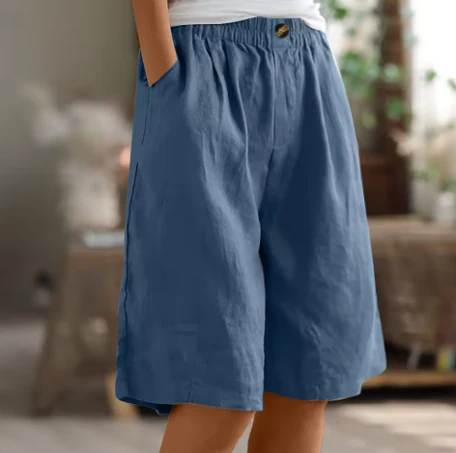 Klaudia | Shorts in cotone fresco dal taglio casual - Image 4