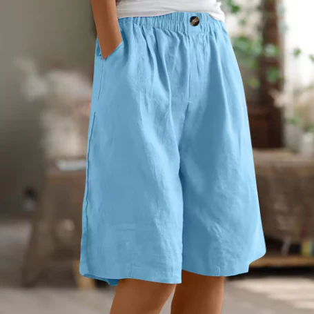 Klaudia | Shorts in cotone fresco dal taglio casual - Image 7