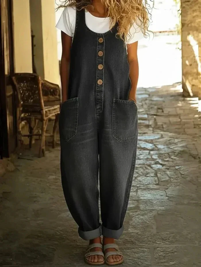 Klaudia | Tuta da donna comoda e dal look vintage casual - Image 3
