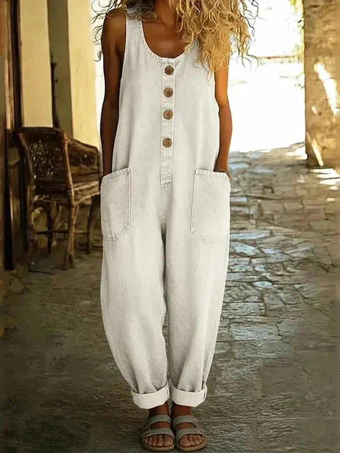 Klaudia | Tuta da donna comoda e dal look vintage casual - Image 4