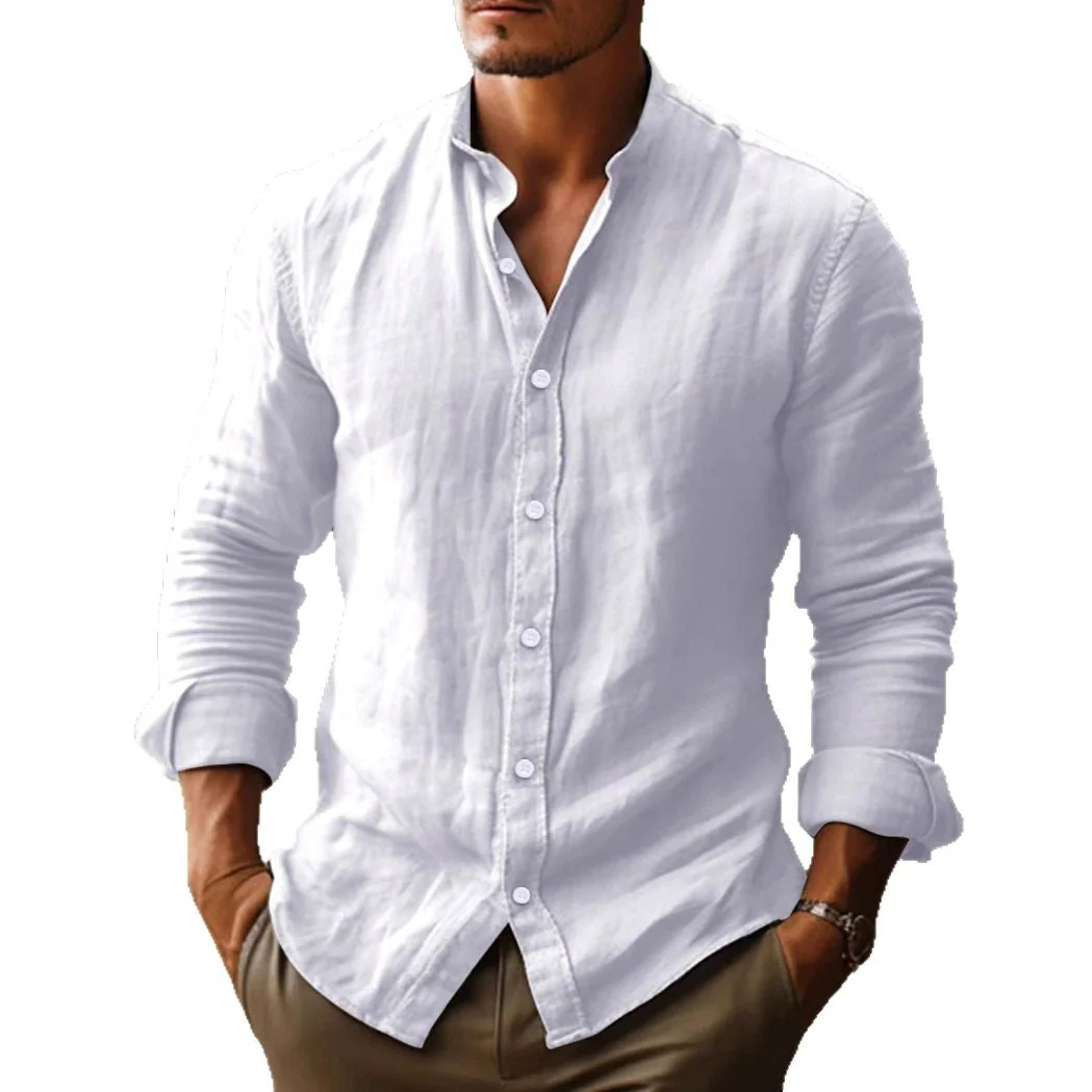 Kristian | leggera ed elegante Camicia estiva in lino - Image 6