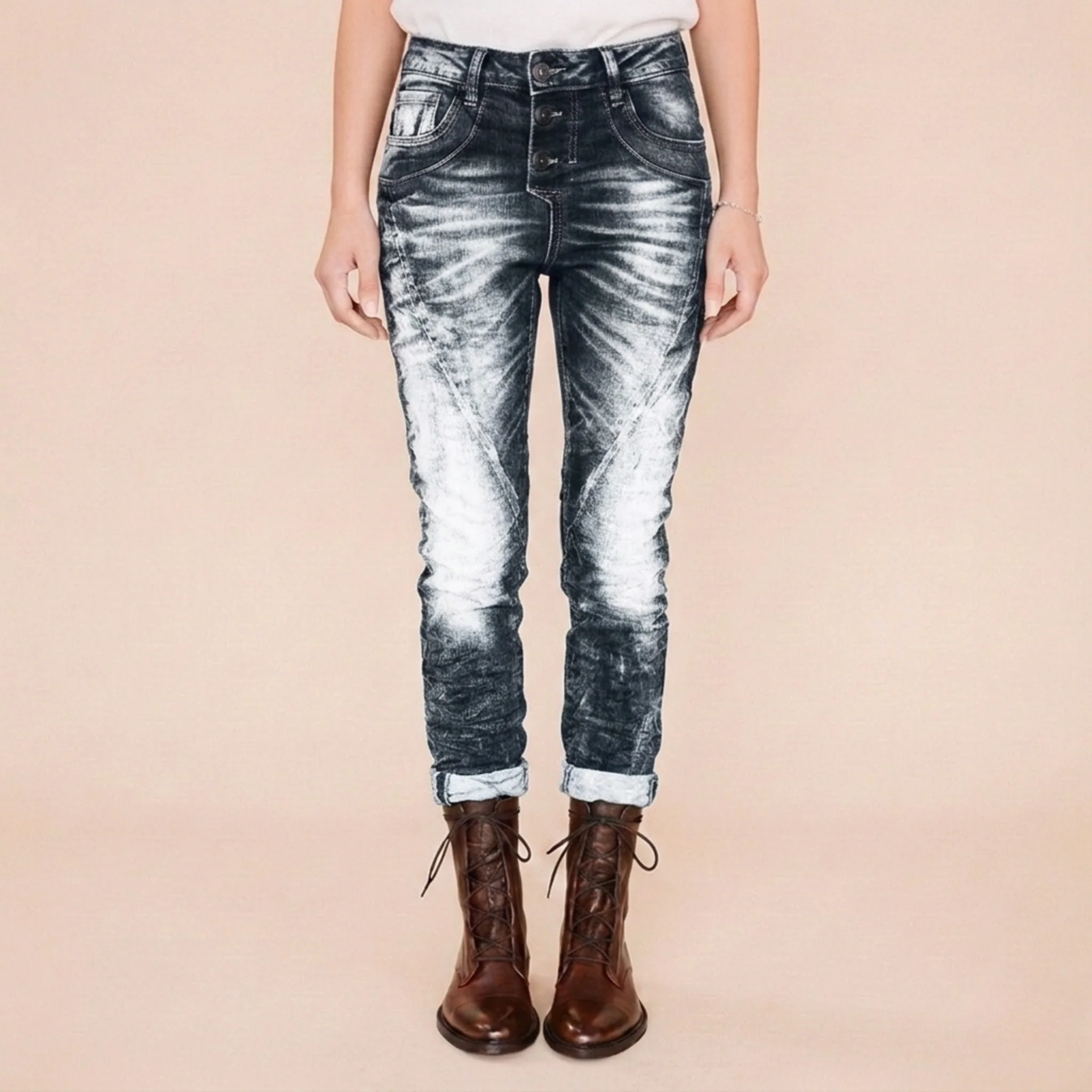 Lara | Pantaloni elasticizzati alla moda - Image 9
