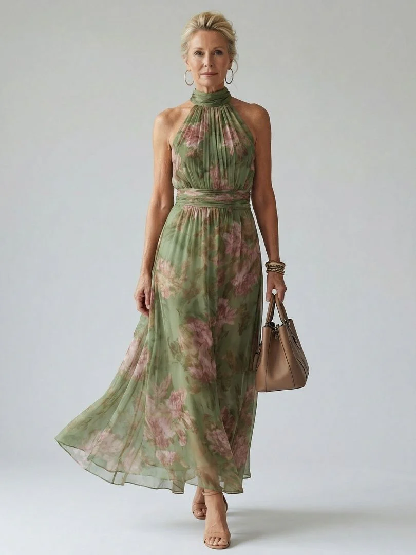 Laura | Abito midi estivo floreale ed elegante